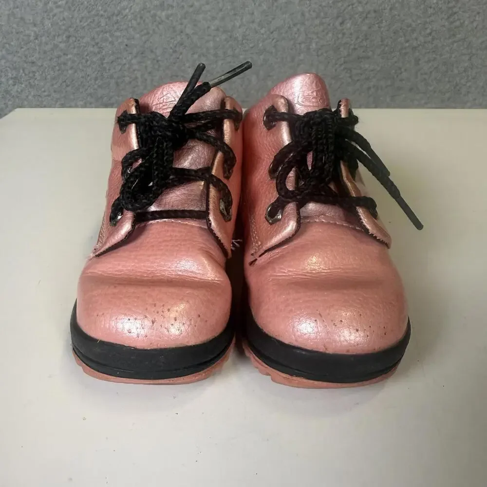Nike Childs Size 5.5 Pink Shimmer Athletic Shoes Sneakers